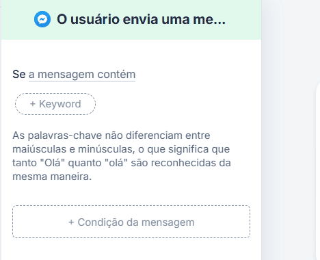 palavras chave de gatilho