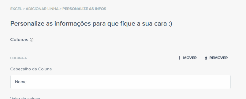 preenchimento automático excel com ramper marketing