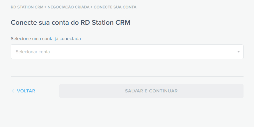 conta na rd adicionar