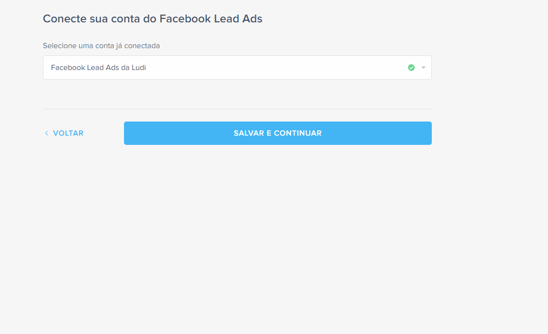 baixar leads facebook conexao de conta e ajustes