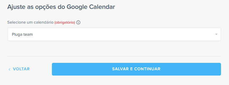 calendario que será utilizado na automatização entre notion e google calendar
