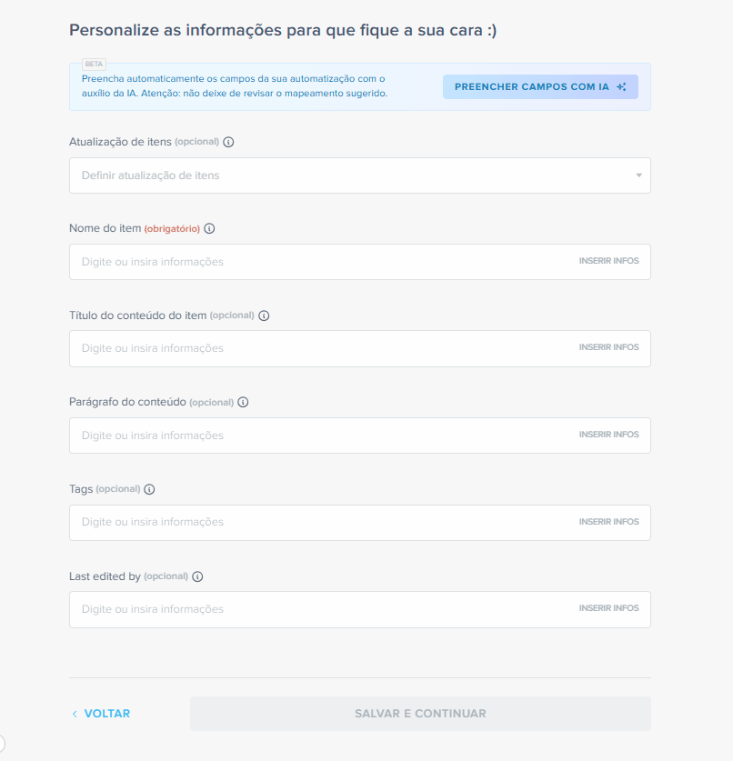 ultima etapa da conexão entre google calendar e notion
