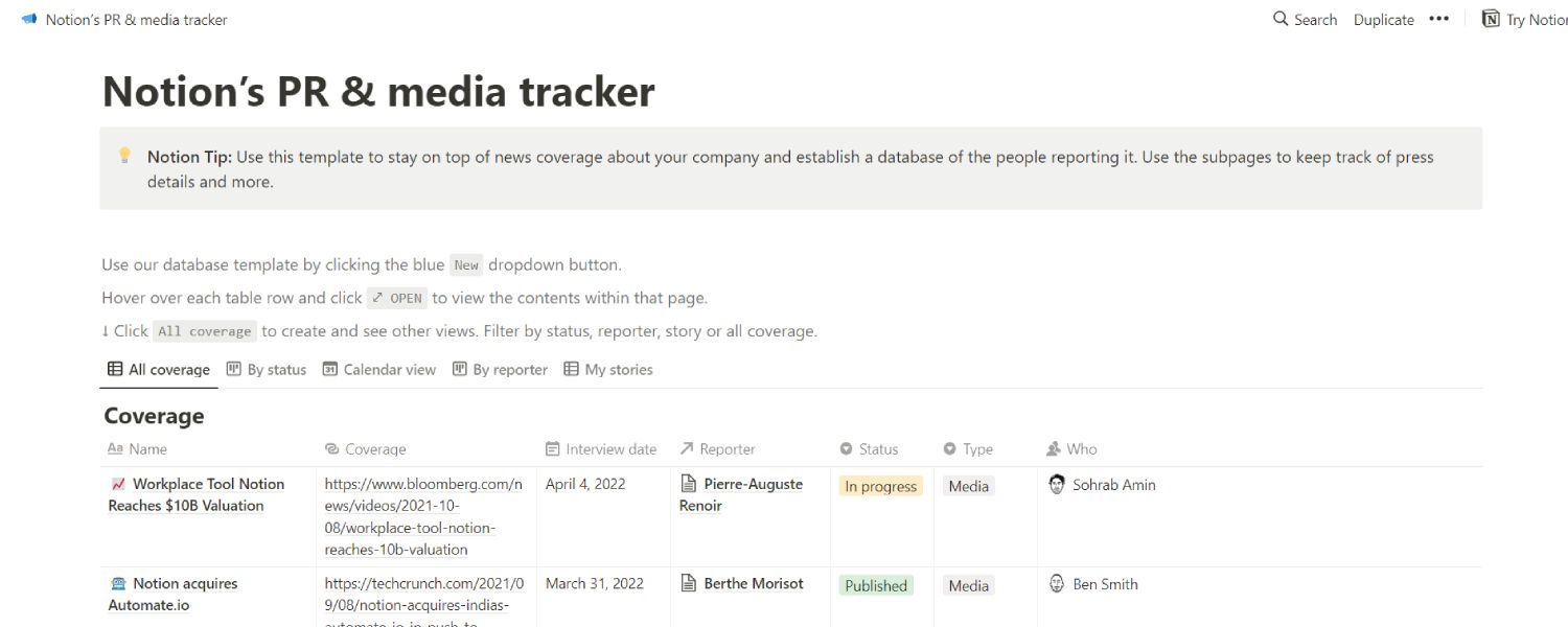 Templates para Notion: top 9 + como usá-los [Tutorial]