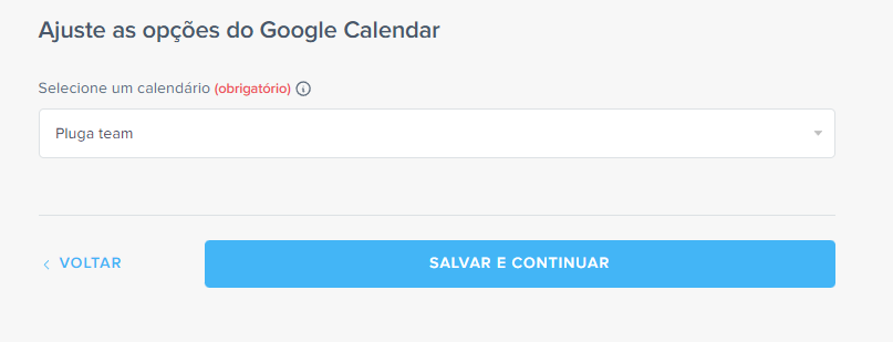 ajustes google calendar