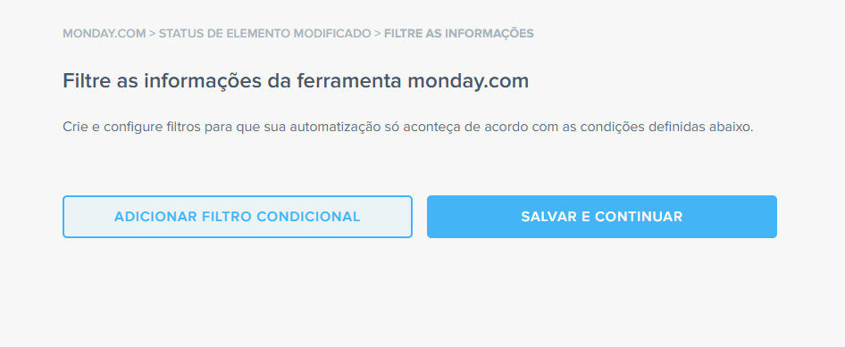 filtros para monday