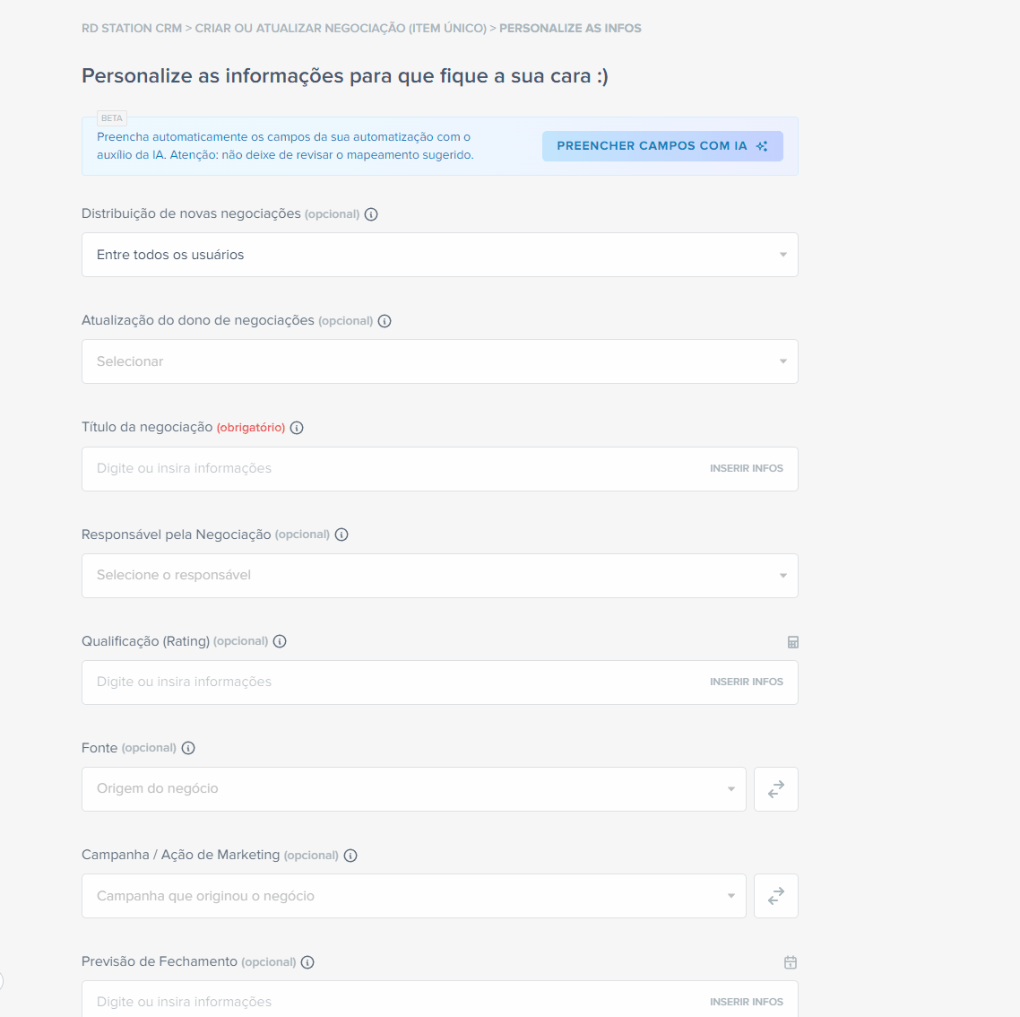 integração facebook lead ads rd crm