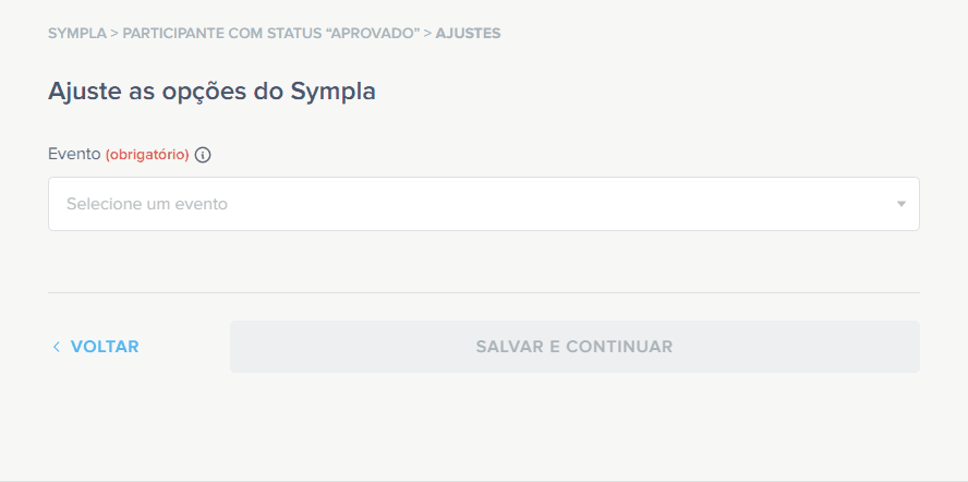 ajustando a sympla