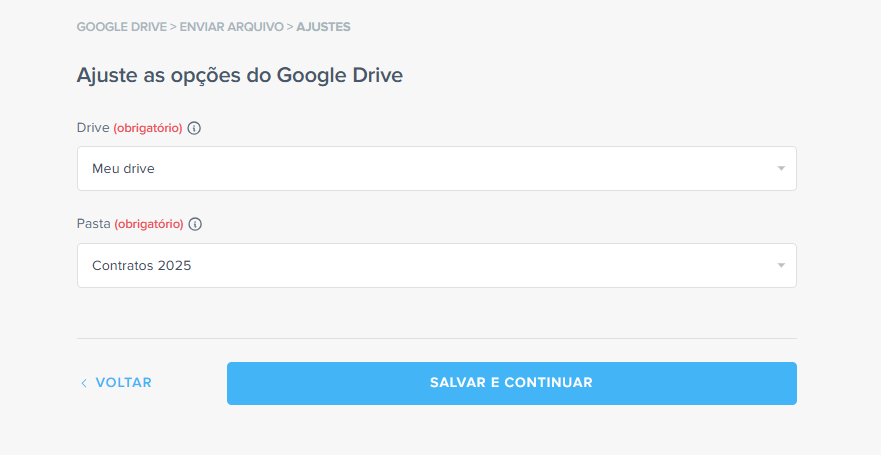 definição de pasta do Google Drive