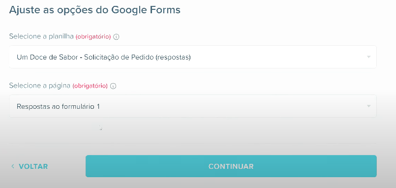 ajuste google forms