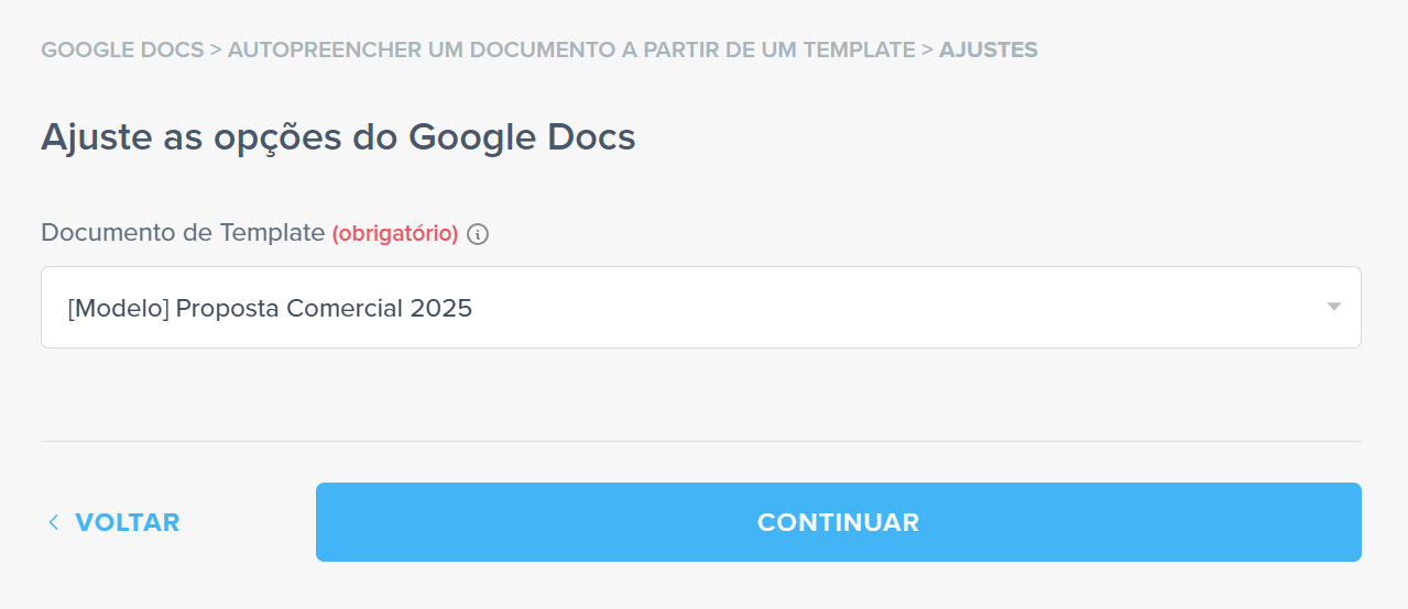 documento template