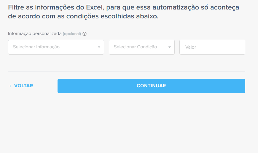 filtros na auto entre excel e gmail
