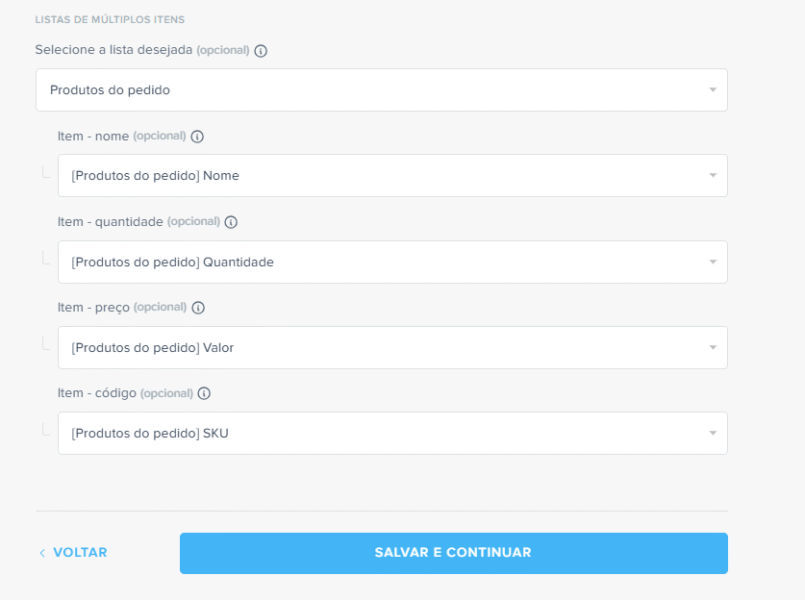 lista de itens em multiplas linhas no google sheets