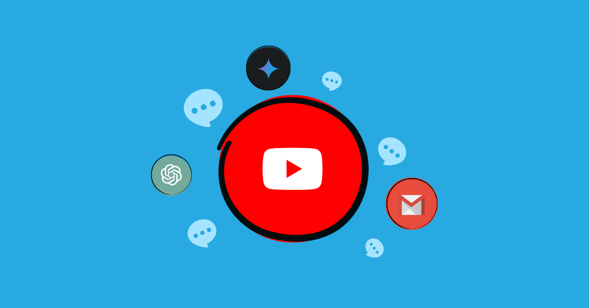 como receber comentários do YouTube no Slack usando o Gemini