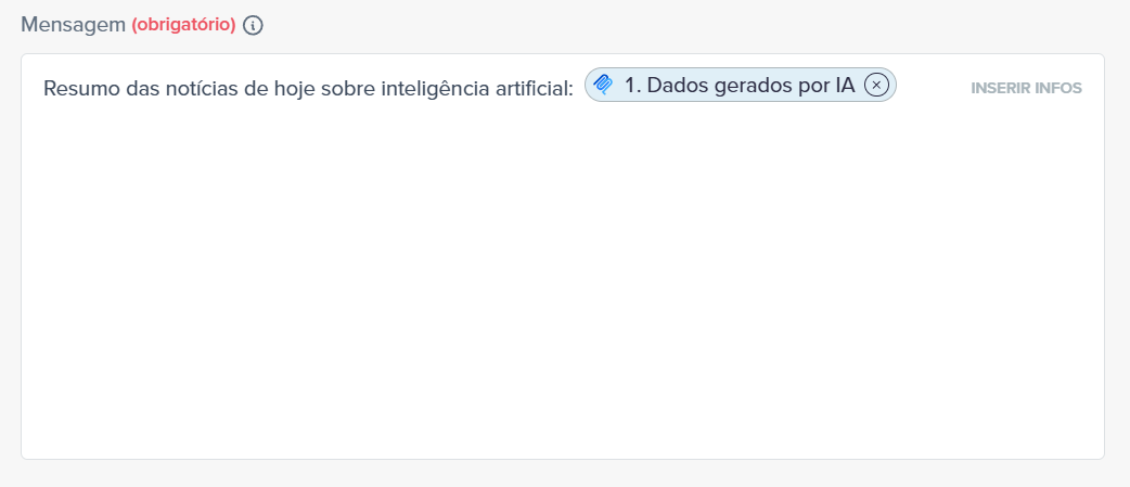 mapear mensagem na automação com pluga mcp