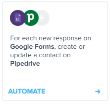 google forms automation ecommerce