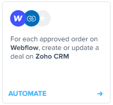 webflow ecommerce automation