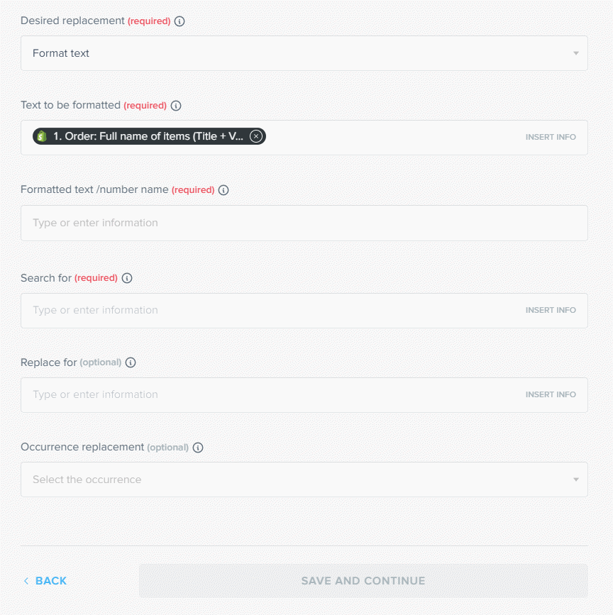 how to use pluga formatter