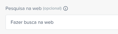 pesquisa na web