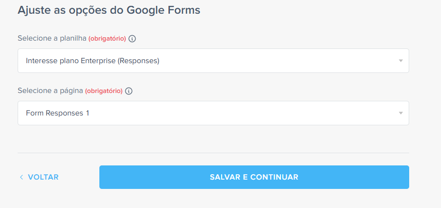planilha e página para a auto de segmentação de leads com ia