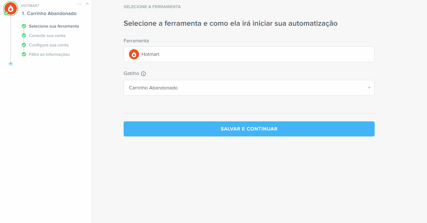 conectando hotmart para integração com claude