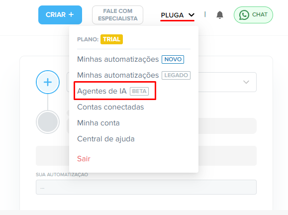 agente de ia inicio