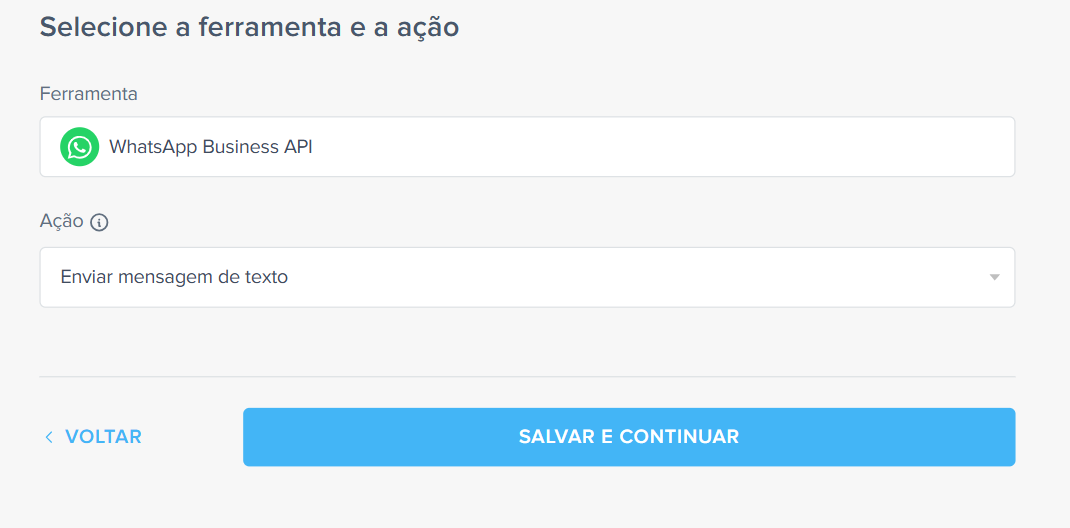 whatsapp ferramenta de ação
