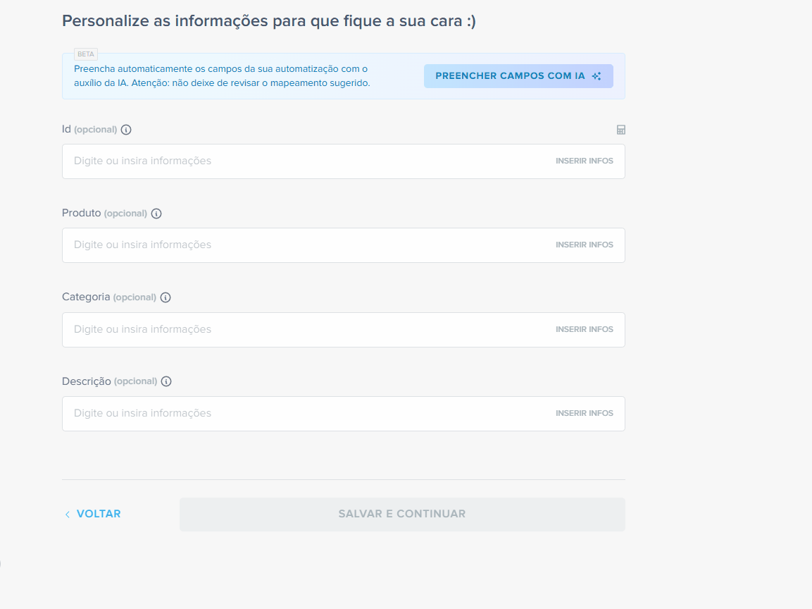 supabase google sheets mapeamento