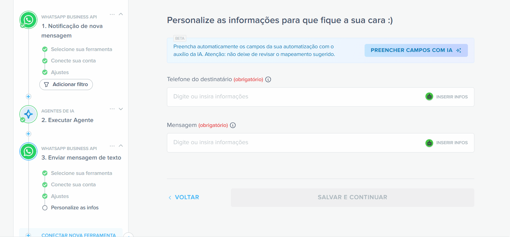 como automatizar agendamento de atendimento